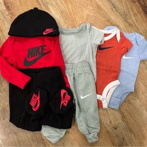 7pc newborn Nike outfits